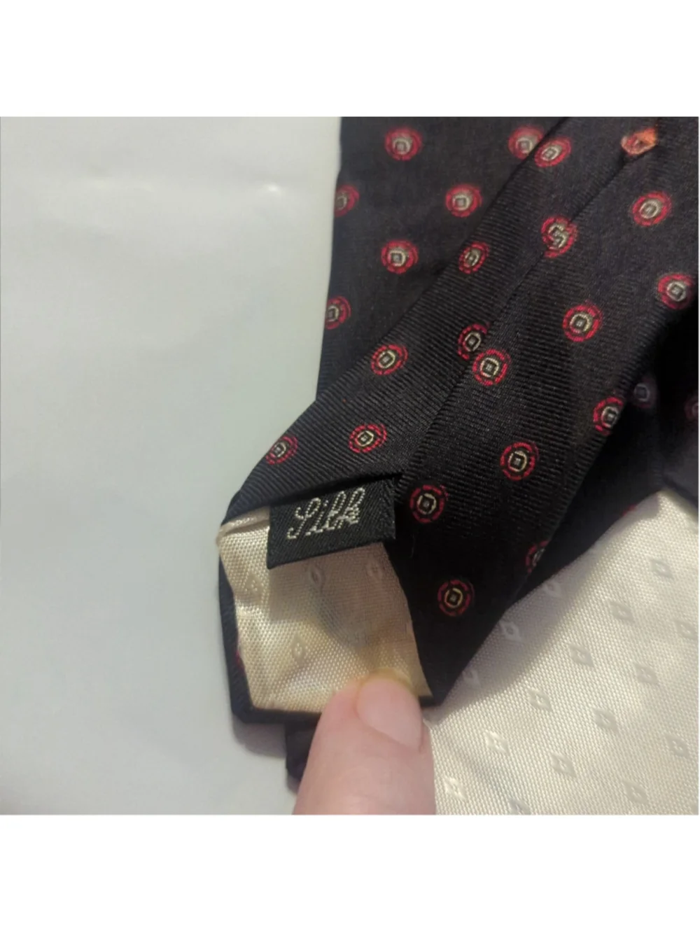Vintage silk black